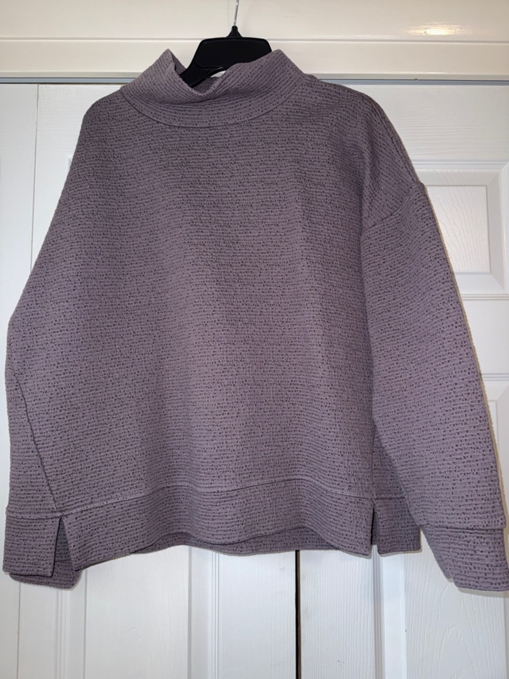 Jockey Turtleneck Boxy Sweater in Lavender - Large